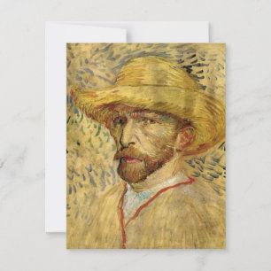 Autorretrato de Vincent van Gogh con sombrero de p