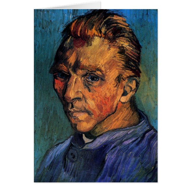 Autorretrato de Vincent van Gogh sin barba (Frente)
