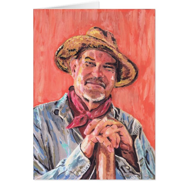 Autorretrato, homenaje a Vincent (Frente)