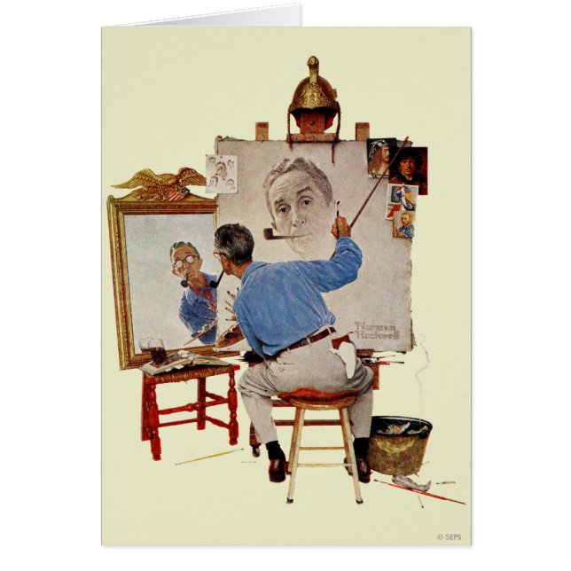 Autorretrato triple (Frente)