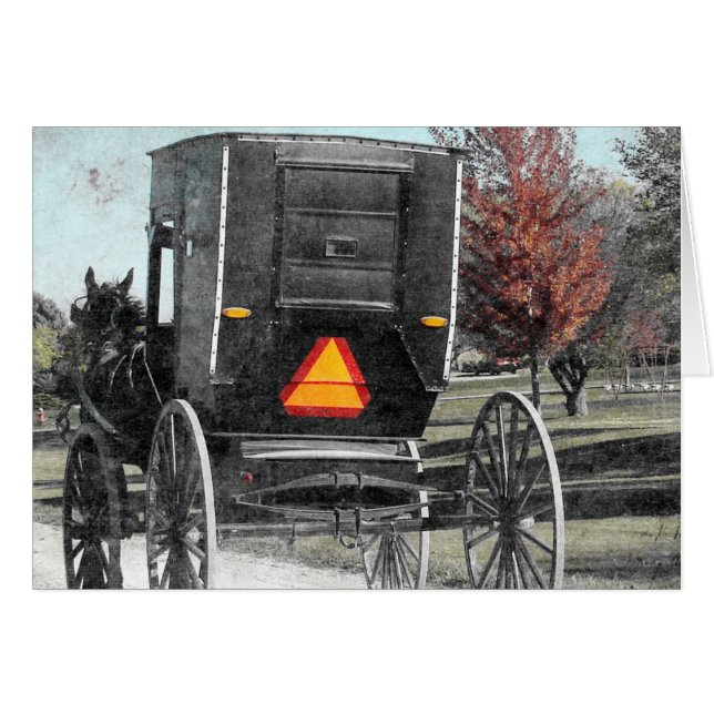 Autumn Amish Buggy (Anverso (Horizontal))