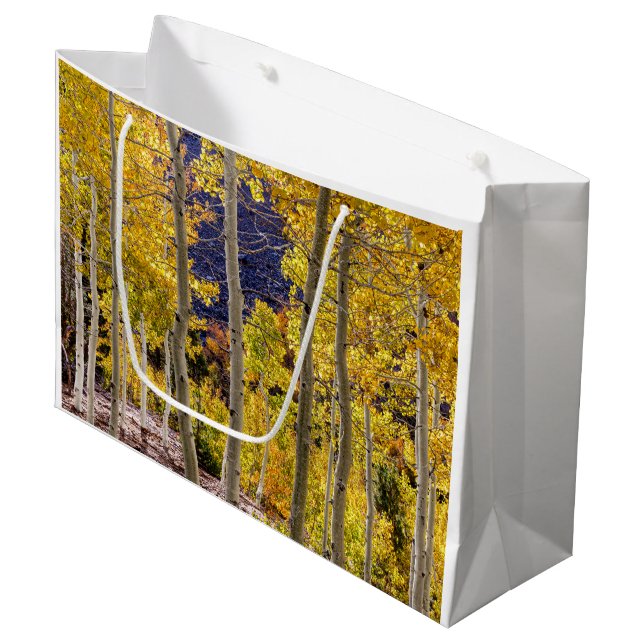 Autumn Aspen Trees, Caída, gran bolsa de regalo (Angulo Anverso)