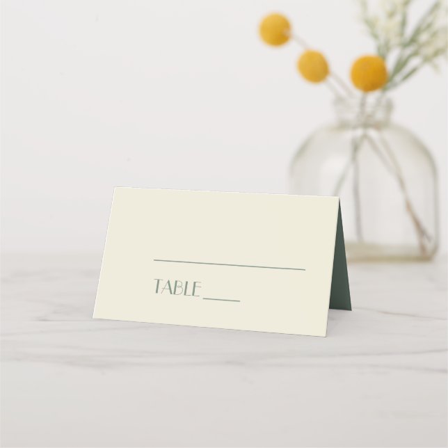 Autumn Boho Deco | Tienda de tarjetas de lugar de  (Anverso)