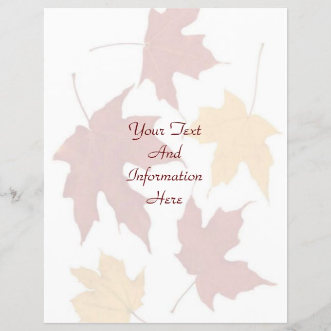 Autumn Flyer (Frente)