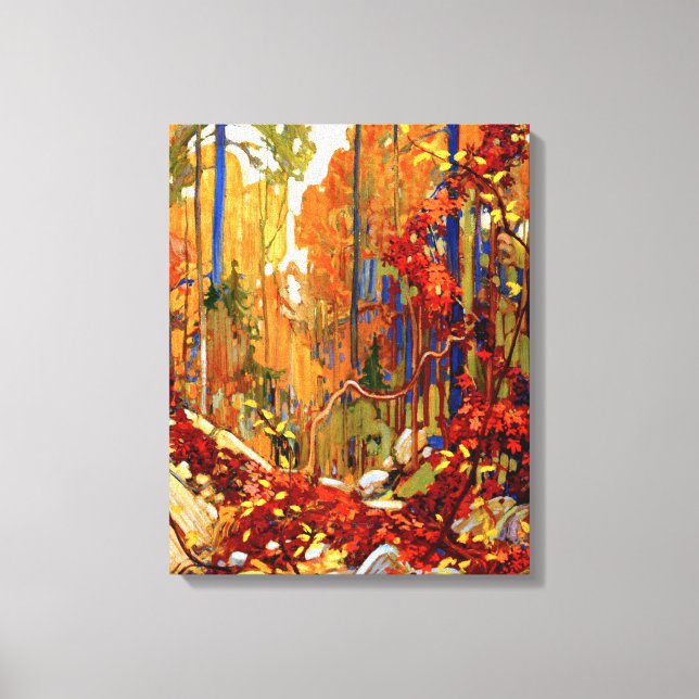 Autumn Garland, arte fino de Tom Thomson, (Anverso)
