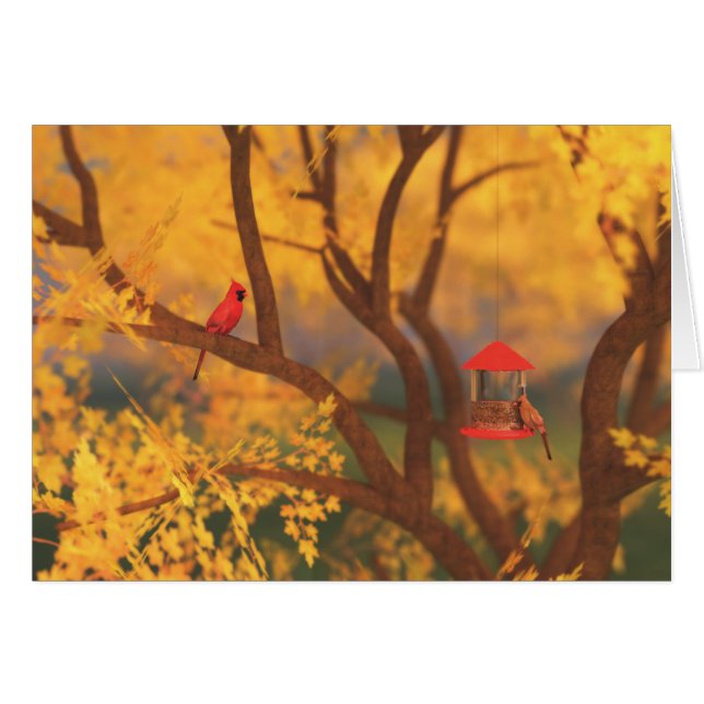 Autumn Guardian Card (Anverso (Horizontal))