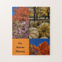 Autumn Memories Nature Trees Harvest Puzzle