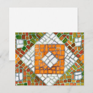AUTUMN MOSAIC 4.25x5.5 Tarjeta plana / horizontal