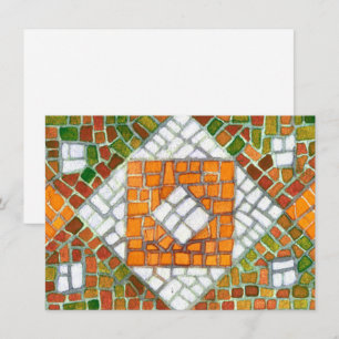 AUTUMN MOSAIC 4.5x6.25 Tarjeta plana / horizontal