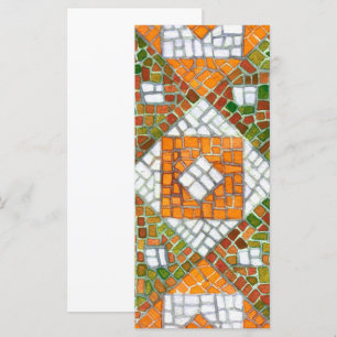 AUTUMN MOSAIC 4x9 Tarjeta plana / Vertical