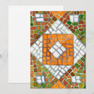 AUTUMN MOSAIC 5x7 Tarjeta plana / Vertical
