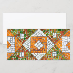 AUTUMN MOSAIC 8x4 Tarjeta plana / Horizontal