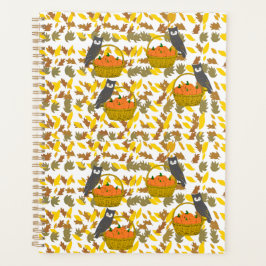 Autumn Owl Pumpkin Basket Planner and Agenda