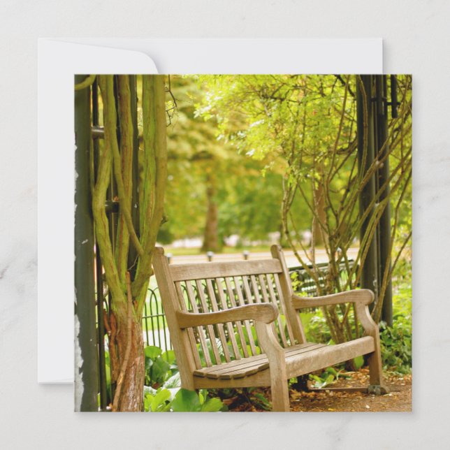 Autumn Park Bench (Anverso)