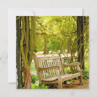 Autumn Park Bench
