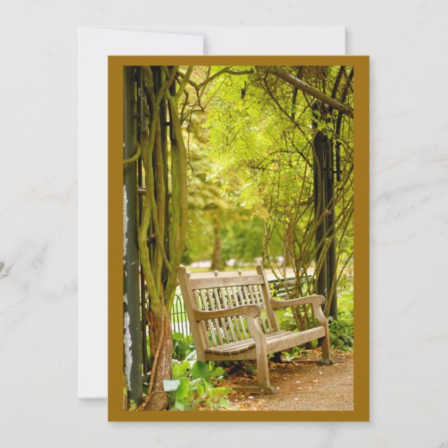 Autumn Park Bench (Anverso)