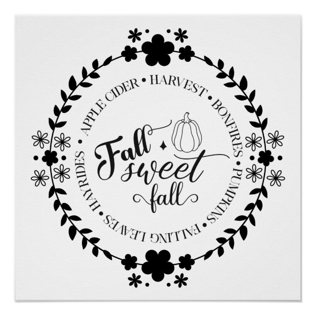 Autumn Season-Digital Download Poster (Anverso)