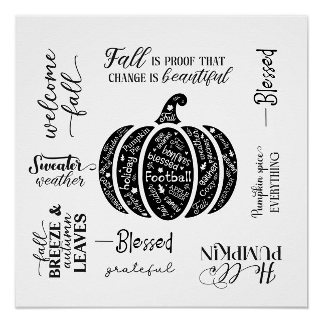 Autumn Season-Digital Download Poster (Anverso)