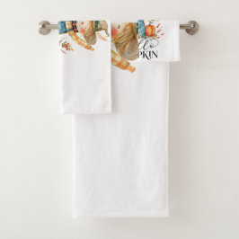 Autumn Vibes Bathroom Towel Set