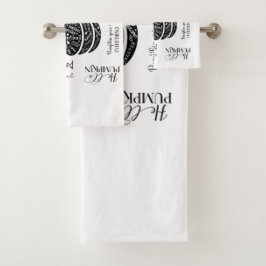 Autumn Vibes Bathroom Towel Set