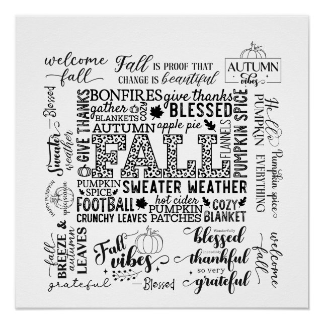 Autumn Vibes-Digital Download Poster (Anverso)