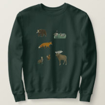 Autumn Woodland Canadá Animales forestales Top Hom