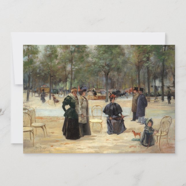 Aux Champs-Élysées | Louis Abel-Truchet (Anverso)
