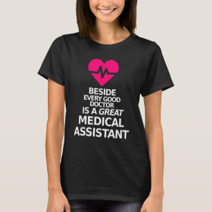 Auxiliar médico Camisetas Ropa y regalo de ropa