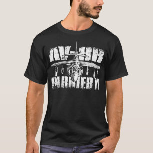 AV-8B Harrier II Camiseta básica oscura masculina