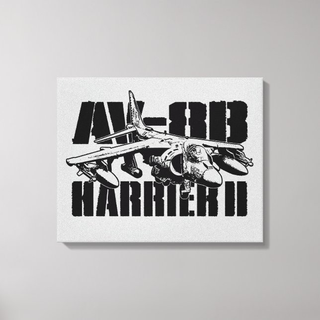 AV-8B Harrier II Lienzo envuelto (Anverso)