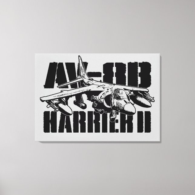 AV-8B Harrier II Lienzo envuelto (Anverso)
