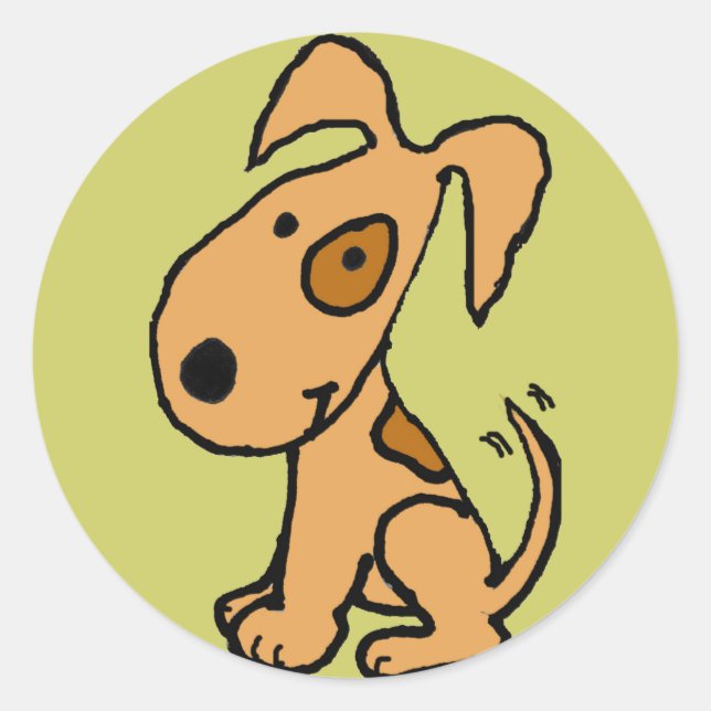 AV- Pegatinas de cachorros de cola (Anverso)