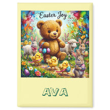 AVA ~ CONEJO DE PASCUA DE PASCUA ~ Imán