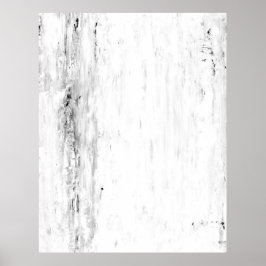'Avalanche' Arte abstracto negro y blanco