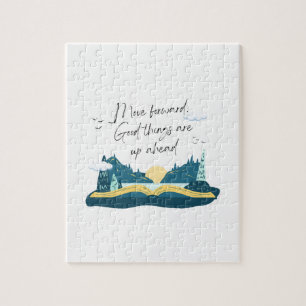 Avanzar Las Cosas Buenas Subiendo Un Rompecabezas