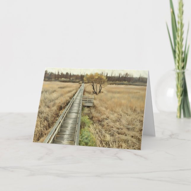 Avanzar - Tarjeta de saludo en blanco (Anverso)