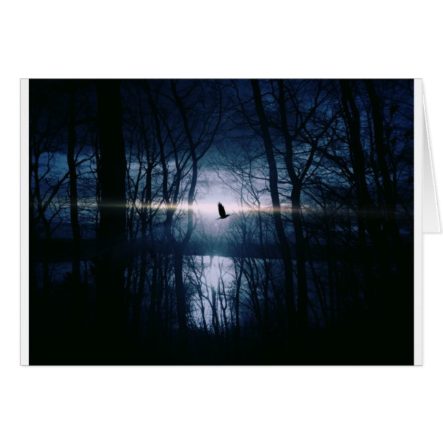 Ave a la luz de la luna (Anverso (Horizontal))