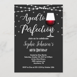 Ave a la perfección Invitación al cumpleaños