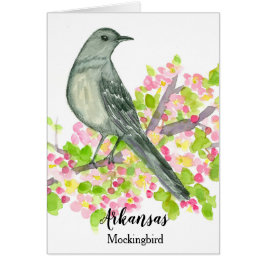 Ave de Arkansas Mockingbird Blank
