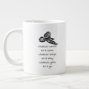 Ave de Black Raven se eleva la taza Inspiradora de