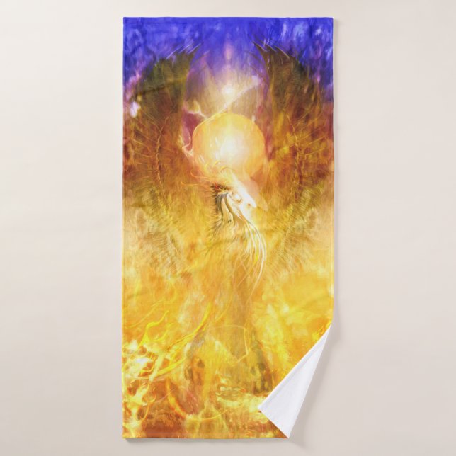 Ave de Fuego Phoenix TRANSMUTACIÓN (Toalla de baño)