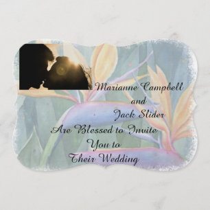 AVE DE INVITACIÓN DE BODA DE PERSONALIZABLE PARADI