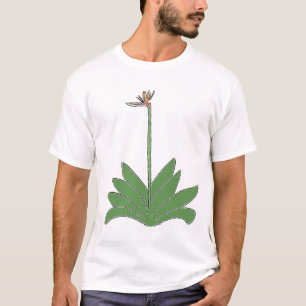 Ave De La Camiseta Paraíso De La Planta Y Flor Pe