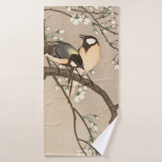 Ave del pájaro Koson de Asia (Toalla de baño)