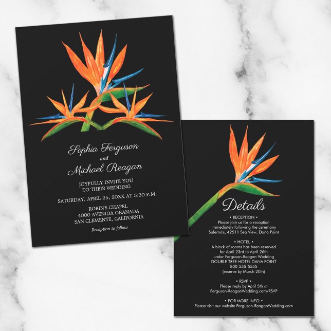 Ave del Paraíso Boda Floral Todo en uno (Subido por el creador)