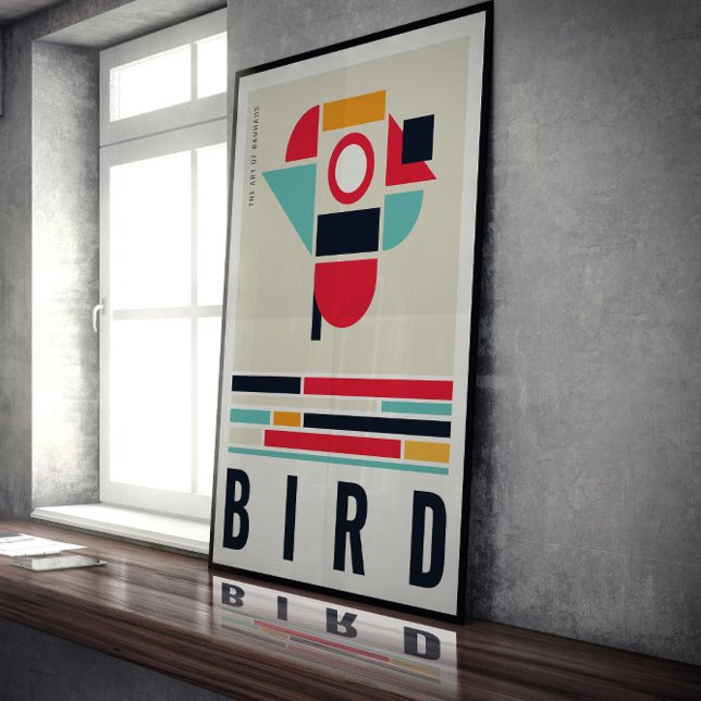 Ave en el arte de Bauhaus. (Subido por el creador)