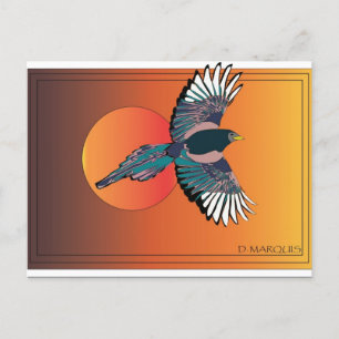 AVE EN POSTALES DE VUELO