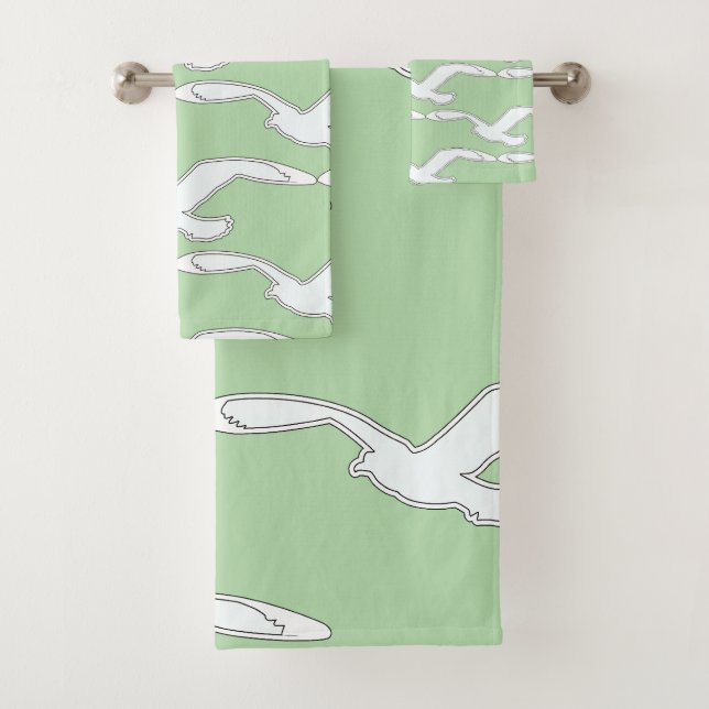 Ave en Vuelo Accesorio para el Hogar Baño Menta (In situ)