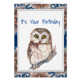 Ave graciosa de Búho de Aniversario Cute