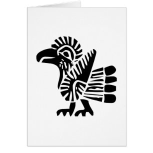 Ave, jeroglífico mexicano (Maya)